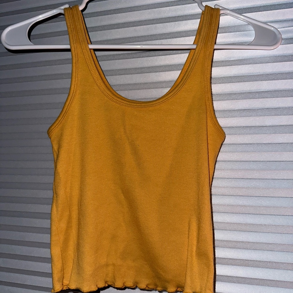Mustard Yellow Colsie Tank Top